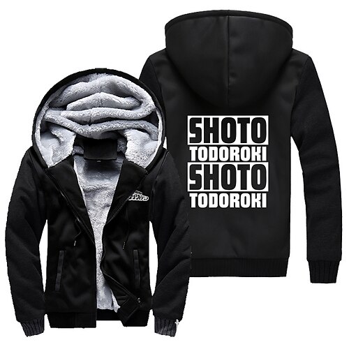 Inspired by My Hero Academia Todoroki Shoto Hoodie Anime Outerwear Anime Graphic Outerwear For Men's Women's Unisex Adults' Hot Stamping 100% Polyester Casual Daily
Inspired by My Hero Academia Todoroki Shoto Hoodie Anime Outerwear Anime Graphic Outerwear For Men's Women's Unisex Adults' Hot Stamping 100% Polyester Casual Daily
