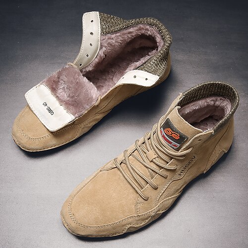 Hombre Botas Botas de nieve Forro de Lana Deportivo Casual Exterior Diario Zapatos de Paseo Cuero de Cerdo Templado Caqui Gris Invierno
Hombre Botas Botas de nieve Forro de Lana Deportivo Casual Exterior Diario Zapatos de Paseo Cuero de Cerdo Templado Caqui Gris Invierno