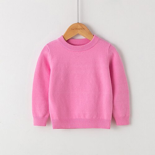 Toddler Girls' Sweater Solid Color School Long Sleeve Crewneck Active 3-7 Years Winter Black Blue Pink
Toddler Girls' Sweater Solid Color School Long Sleeve Crewneck Active 3-7 Years Winter Black Blue Pink