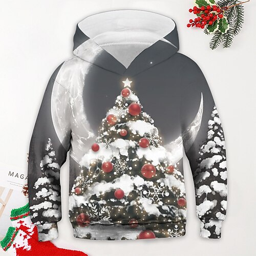 Kids Boys Christmas Hoodie Pullover Christmas Tree Long Sleeve Pocket Children Top Christmas Gifts Hoodie Cute Daily Gray Winter 3-12 Years
Kids Boys Christmas Hoodie Pullover Christmas Tree Long Sleeve Pocket Children Top Christmas Gifts Hoodie Cute Daily Gray Winter 3-12 Years