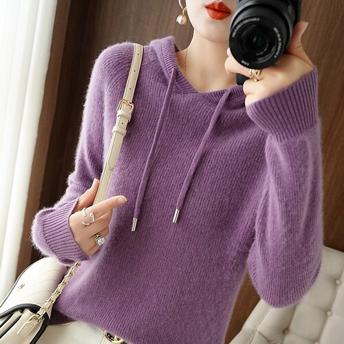 Women's Hoodie Sweatshirt Pullover Basic Green Black Purple Plain Casual Hoodie Long Sleeve S M L XL 2XL
Women's Hoodie Sweatshirt Pullover Basic Green Black Purple Plain Casual Hoodie Long Sleeve S M L XL 2XL