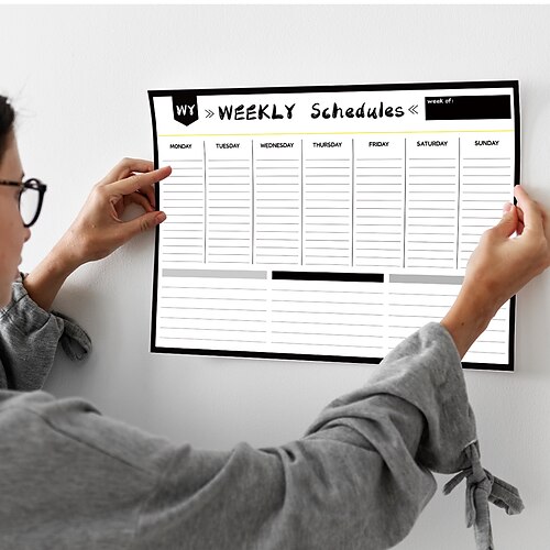 pvc selvklæbende omskrivbar tidsplan klistermærke tidlig uddannelse sletbar børns graffiti informationskalender bemærkninger selvklæbende køleskab wallsticker tidsplan
pvc selvklæbende omskrivbar tidsplan klistermærke tidlig uddannelse sletbar børns graffiti informationskalender bemærkninger selvklæbende køleskab wallsticker tidsplan
