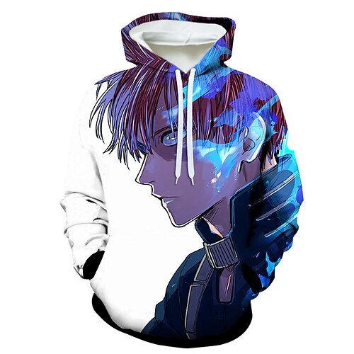 Inspired by My Hero Academia Todoroki Shoto Hoodie Cartoon Manga Anime Front Pocket Graphic Hoodie For Men's Women's Unisex Adults' 3D Print 100% Polyester Casual Daily
Inspired by My Hero Academia Todoroki Shoto Hoodie Cartoon Manga Anime Front Pocket Graphic Hoodie For Men's Women's Unisex Adults' 3D Print 100% Polyester Casual Daily
