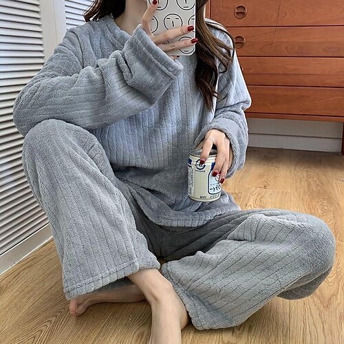Damen Hemd Hosen-Sets Pyjamas Basic Hellrosa Blau Casual Feste Farbe Rundhalsausschnitt Freie Größe (80~140 Katzen)
Damen Hemd Hosen-Sets Pyjamas Basic Hellrosa Blau Casual Feste Farbe Rundhalsausschnitt Freie Größe (80~140 Katzen)