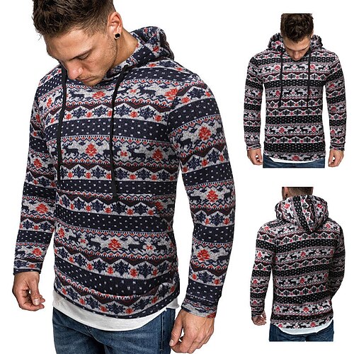 Men's Pullover Hoodie Sweatshirt Navy Blue Hooded Elk Graphic Prints Snowflake Print Christmas Daily Sports 3D Print Basic Streetwear Designer Spring Fall Clothing Apparel Hoodies Sweatshirts
Men's Pullover Hoodie Sweatshirt Navy Blue Hooded Elk Graphic Prints Snowflake Print Christmas Daily Sports 3D Print Basic Streetwear Designer Spring Fall Clothing Apparel Hoodies Sweatshirts