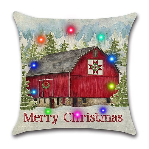 Christmas LED Lights Throw Pillow Cover 1PC Santa Soft Decorative Square Cushion Pillowcase for Bedroom Livingroom Sofa Couch Chair Superior Quality
Christmas LED Lights Throw Pillow Cover 1PC Santa Soft Decorative Square Cushion Pillowcase for Bedroom Livingroom Sofa Couch Chair Superior Quality