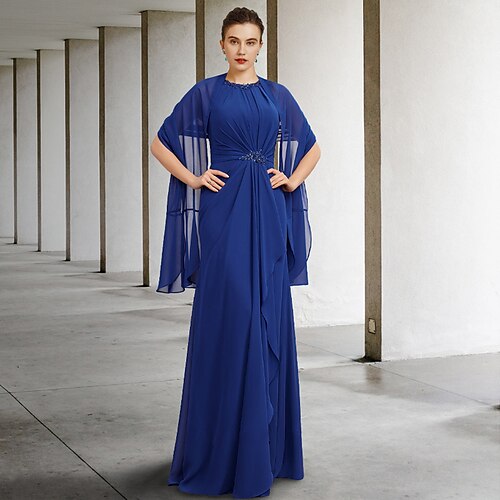 Todelt A-linje Kjole til brudens mor Plusstørrelse Elegant Besmykket Gulvlengde Chiffon Ermeløs Sjale med Plissert Perlearbeid Krystallbrosje 2023
Todelt A-linje Kjole til brudens mor Plusstørrelse Elegant Besmykket Gulvlengde Chiffon Ermeløs Sjale med Plissert Perlearbeid Krystallbrosje 2023