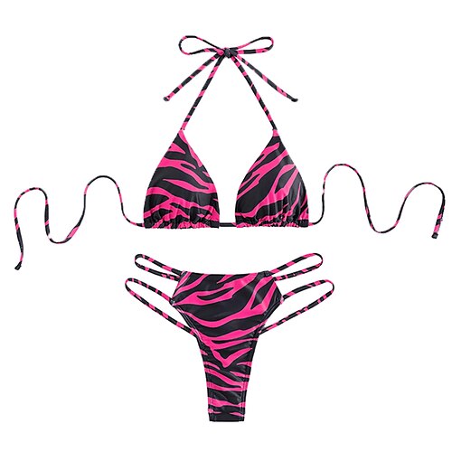 Women's Swimwear Bikini 2 Piece Normal Swimsuit Slim Plain Multi Color Rosy Pink Camisole Strap Bathing Suits New Vacation Fashion / Sexy
Women's Swimwear Bikini 2 Piece Normal Swimsuit Slim Plain Multi Color Rosy Pink Camisole Strap Bathing Suits New Vacation Fashion / Sexy