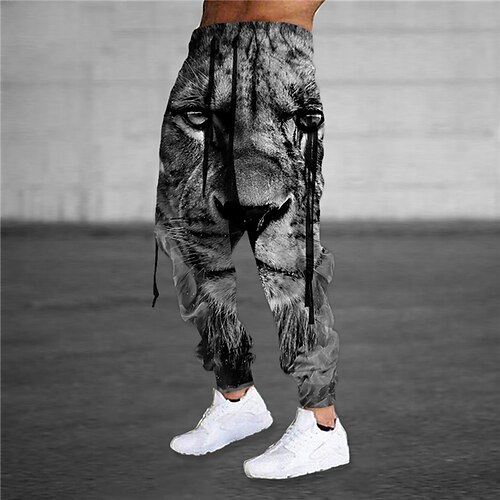 Men's Sweatpants Joggers Trousers Drawstring Elastic Waist 3D Print Animal Tiger Graphic Prints Comfort Sports Outdoor Casual Daily Cotton Blend Streetwear Stylish Green Orange Micro-elastic
Men's Sweatpants Joggers Trousers Drawstring Elastic Waist 3D Print Animal Tiger Graphic Prints Comfort Sports Outdoor Casual Daily Cotton Blend Streetwear Stylish Green Orange Micro-elastic