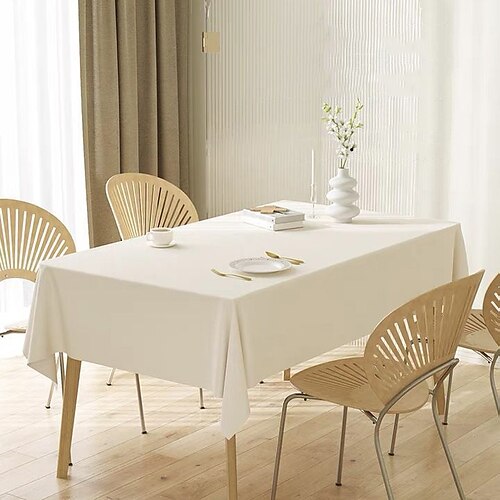 PU Leather Tablecloth White, 100% Waterproof Oil-Proof Table Cloth, Rectangle Tablecloth Protector for Indoor Outdoor Buffet Parties, Holiday Dinner
PU Leather Tablecloth White, 100% Waterproof Oil-Proof Table Cloth, Rectangle Tablecloth Protector for Indoor Outdoor Buffet Parties, Holiday Dinner