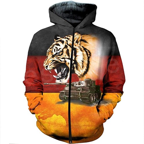 Men's Full Zip Hoodie Jacket Orange Hooded Tiger Graphic Prints Zipper Print Sports Outdoor Daily Sports 3D Print Streetwear Designer Casual Spring Fall Clothing Apparel Hoodies Sweatshirts
Men's Full Zip Hoodie Jacket Orange Hooded Tiger Graphic Prints Zipper Print Sports Outdoor Daily Sports 3D Print Streetwear Designer Casual Spring Fall Clothing Apparel Hoodies Sweatshirts