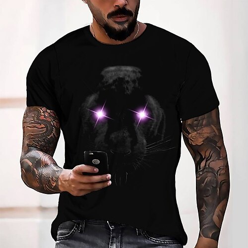 Men's T shirt Tee Tee Graphic Round Neck Green Blue Purple Yellow White 3D Print Casual Daily Short Sleeve 3D Print Clothing Apparel Fashion Cool Designer Comfortable
Men's T shirt Tee Tee Graphic Round Neck Green Blue Purple Yellow White 3D Print Casual Daily Short Sleeve 3D Print Clothing Apparel Fashion Cool Designer Comfortable
