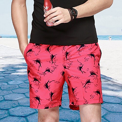 Men's Swim Shorts Swim Trunks Board Shorts Pocket Drawstring Elastic Waist Graphic Leaf Comfort Breathable Knee Length Casual Daily Holiday Classic Style Casual / Sporty Red Micro-elastic
Men's Swim Shorts Swim Trunks Board Shorts Pocket Drawstring Elastic Waist Graphic Leaf Comfort Breathable Knee Length Casual Daily Holiday Classic Style Casual / Sporty Red Micro-elastic