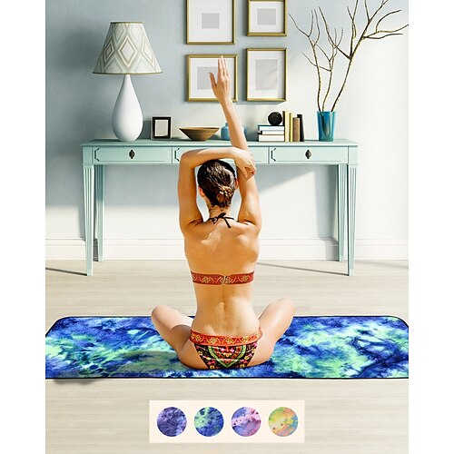 Exercise Yoga Mat Sports Superfine fiber Yoga Gym Workout Portable Anti Slip Durable Breathable Support For Women
Exercise Yoga Mat Sports Superfine fiber Yoga Gym Workout Portable Anti Slip Durable Breathable Support For Women