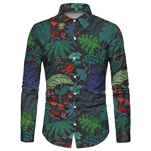 Men's Shirt Floral Graphic Prints Turndown Black Blue 3D Print Outdoor Street Long Sleeve Button-Down Print Clothing Apparel Fashion Designer Casual Soft
Men's Shirt Floral Graphic Prints Turndown Black Blue 3D Print Outdoor Street Long Sleeve Button-Down Print Clothing Apparel Fashion Designer Casual Soft