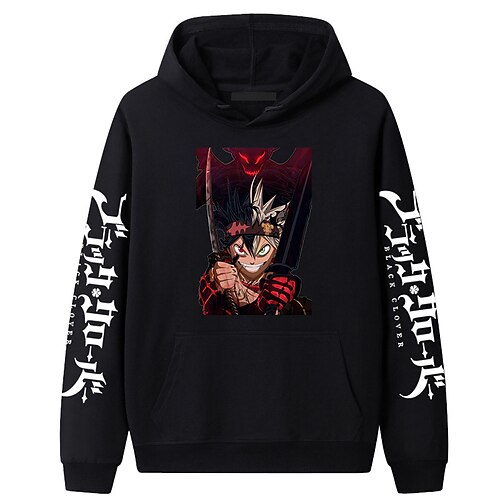 Inspired by Black Clover Asta Hoodie Cartoon Manga Anime Front Pocket Graphic Hoodie For Men's Women's Unisex Adults' Hot Stamping 100% Polyester
Inspired by Black Clover Asta Hoodie Cartoon Manga Anime Front Pocket Graphic Hoodie For Men's Women's Unisex Adults' Hot Stamping 100% Polyester