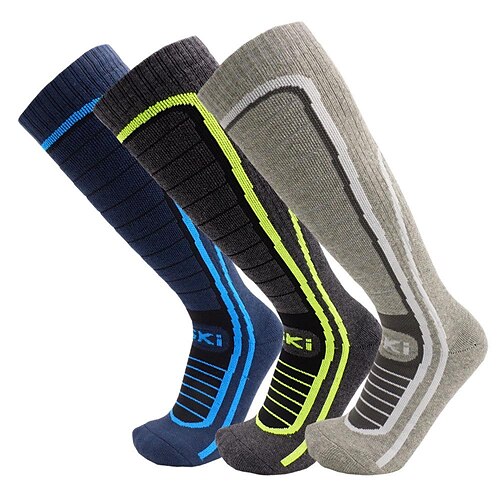 Men's Hiking Socks Ski Socks Sports Socks Winter Outdoor Windproof Warm Breathable Quick Dry Socks Cotton Polyester Dark Blue Light Gray Dark Gray for Hunting Ski / Snowboard Fishing
Men's Hiking Socks Ski Socks Sports Socks Winter Outdoor Windproof Warm Breathable Quick Dry Socks Cotton Polyester Dark Blue Light Gray Dark Gray for Hunting Ski / Snowboard Fishing