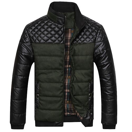 Men's Coat Parka Warm Outdoor Date Casual Daily Office & Career Patchwork Outerwear Clothing Apparel Green Black Blue
Men's Coat Parka Warm Outdoor Date Casual Daily Office & Career Patchwork Outerwear Clothing Apparel Green Black Blue