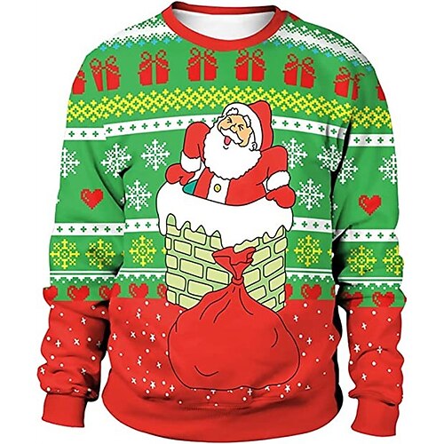 Men's Sweatshirt Pullover Green Black Red Crew Neck Santa Claus Graphic Prints Print Christmas Daily Sports 3D Print Basic Streetwear Designer Spring & Fall Clothing Apparel Hoodies Sweatshirts
Men's Sweatshirt Pullover Green Black Red Crew Neck Santa Claus Graphic Prints Print Christmas Daily Sports 3D Print Basic Streetwear Designer Spring & Fall Clothing Apparel Hoodies Sweatshirts