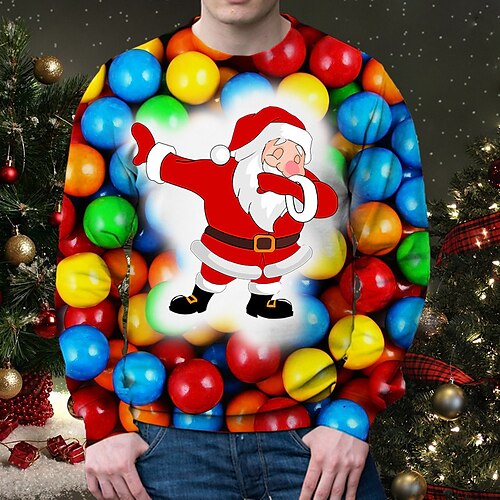 Men's Sweatshirt Pullover Blue Rainbow Crew Neck Santa Claus Graphic Prints Print Christmas Daily Sports 3D Print Basic Streetwear Designer Spring Fall Clothing Apparel Hoodies Sweatshirts
Men's Sweatshirt Pullover Blue Rainbow Crew Neck Santa Claus Graphic Prints Print Christmas Daily Sports 3D Print Basic Streetwear Designer Spring Fall Clothing Apparel Hoodies Sweatshirts
