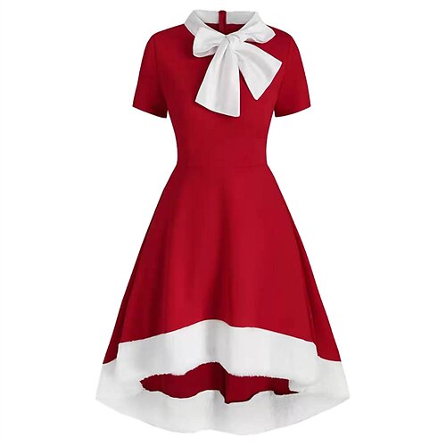 Per donna Abito vintage Vestito svasato Mini abito Rosso Viola Verde Manica corta Color Block Collage Autunno Inverno Girocollo Moda Natale Vestito estivo 2023 S M L XL XXL 3XL
Per donna Abito vintage Vestito svasato Mini abito Rosso Viola Verde Manica corta Color Block Collage Autunno Inverno Girocollo Moda Natale Vestito estivo 2023 S M L XL XXL 3XL