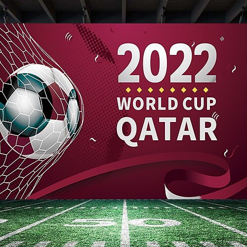 Flag Hanging In The Background Of 2022 Qatar World Cup Football Match Bar Stadium Mall And World Cup Decoration
Flag Hanging In The Background Of 2022 Qatar World Cup Football Match Bar Stadium Mall And World Cup Decoration