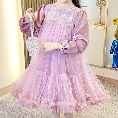 Bambino Da ragazza Vestito da festa Tinta unica Vestito da festa Al ginocchio Vestito Occasioni speciali Retato Cotone Girocollo Manica lunga Adorabile Vestito 4-12 anni Inverno Blu Viola Rosa
Bambino Da ragazza Vestito da festa Tinta unica Vestito da festa Al ginocchio Vestito Occasioni speciali Retato Cotone Girocollo Manica lunga Adorabile Vestito 4-12 anni Inverno Blu Viola Rosa