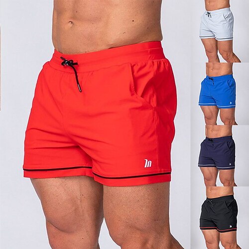 Men's Shorts Workout Shorts Casual Shorts Drawstring Elastic Waist Letter Cycling Breathable Short Daily Beach Casual / Sporty Athleisure Black Royal Blue Micro-elastic
Men's Shorts Workout Shorts Casual Shorts Drawstring Elastic Waist Letter Cycling Breathable Short Daily Beach Casual / Sporty Athleisure Black Royal Blue Micro-elastic