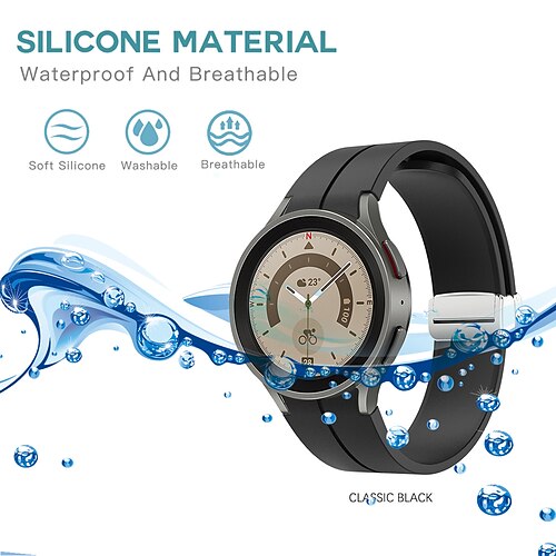 1 pcs Smart Watch Band for Samsung Galaxy Watch 5 40/44MM Watch 5 Pro 45MM Watch 4 Classic 42/46mm Watch 4 40/44mm 20mm Silicone Smartwatch Strap Waterproof Adjustable Breathable Sport Band
1 pcs Smart Watch Band for Samsung Galaxy Watch 5 40/44MM Watch 5 Pro 45MM Watch 4 Classic 42/46mm Watch 4 40/44mm 20mm Silicone Smartwatch Strap Waterproof Adjustable Breathable Sport Band