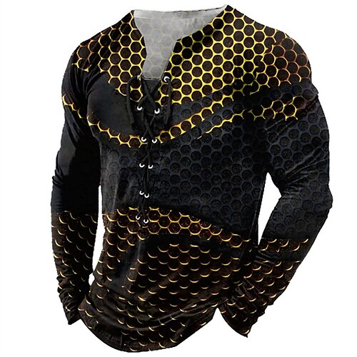 Men's T shirt Tee Tee Graphic Geometric Collar Green Blue Yellow 3D Print Outdoor Street Long Sleeve Lace up Print Clothing Apparel Basic Designer Casual Classic
Men's T shirt Tee Tee Graphic Geometric Collar Green Blue Yellow 3D Print Outdoor Street Long Sleeve Lace up Print Clothing Apparel Basic Designer Casual Classic