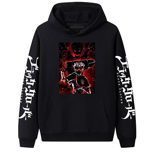 Inspired by Black Clover Asta Hoodie Cartoon Manga Anime Front Pocket Graphic Hoodie For Men's Women's Unisex Adults' Hot Stamping 100% Polyester
Inspired by Black Clover Asta Hoodie Cartoon Manga Anime Front Pocket Graphic Hoodie For Men's Women's Unisex Adults' Hot Stamping 100% Polyester
