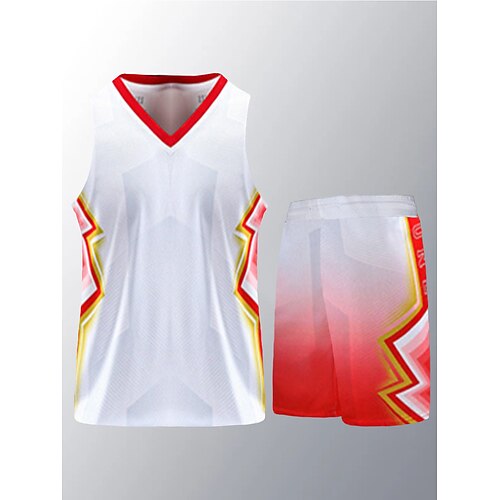 Unisex Tracksuit 2 Piece Athletic Sleeveless Breathable Quick Dry Soft Basketball Sportswear Activewear WhiteSky Blue Black Yellow
Unisex Tracksuit 2 Piece Athletic Sleeveless Breathable Quick Dry Soft Basketball Sportswear Activewear WhiteSky Blue Black Yellow