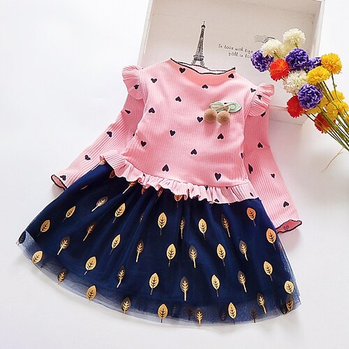 Kids Girls' Dress Heart A Line Dress Asymmetrical Dress Casual Long Sleeve Casual Dress 3-6 Years Winter Pink Yellow Red
Kids Girls' Dress Heart A Line Dress Asymmetrical Dress Casual Long Sleeve Casual Dress 3-6 Years Winter Pink Yellow Red