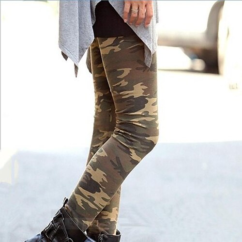 Per donna Pantaloni Erba verde Verde Nero Di tendenza Casual / quotidiano Alla caviglia Comfort Mimetico Taglia unica
Per donna Pantaloni Erba verde Verde Nero Di tendenza Casual / quotidiano Alla caviglia Comfort Mimetico Taglia unica