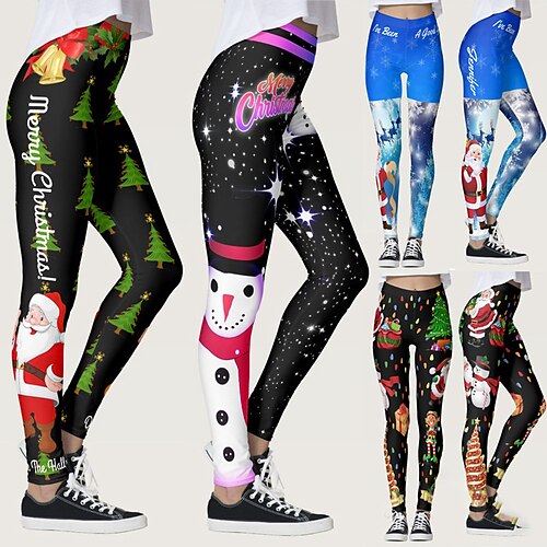 Tights Leggings Ankle-Length Pants Christmas Santa Gifts Stretchy Print Snowflake Mid Waist Slim Black Blue Purple Apricot S M L XL XXL
Tights Leggings Ankle-Length Pants Christmas Santa Gifts Stretchy Print Snowflake Mid Waist Slim Black Blue Purple Apricot S M L XL XXL