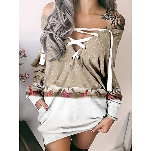 town Masquerade Women's Christmas Christmas Carnival Masquerade Adults' Christmas Vacation Polyester Top
town Masquerade Women's Christmas Christmas Carnival Masquerade Adults' Christmas Vacation Polyester Top