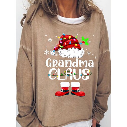 Women's Sweatshirt Pullover Basic Green Blue Purple Graphic Christmas Round Neck Long Sleeve S M L XL 2XL 3XL
Women's Sweatshirt Pullover Basic Green Blue Purple Graphic Christmas Round Neck Long Sleeve S M L XL 2XL 3XL
