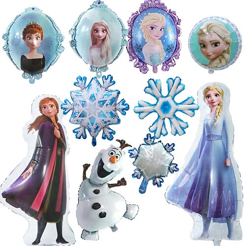 2 Pcs Genuine Girls' First Year Birthday Party with Ice and Snow Romance Princess Aisha Xuebao Theme Series Aluminum Film Balloon
2 Pcs Genuine Girls' First Year Birthday Party with Ice and Snow Romance Princess Aisha Xuebao Theme Series Aluminum Film Balloon