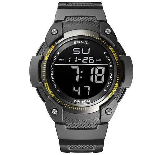 Men Watches Digital SMAEL Watch Waterproof LED Clock Alarm reloj hombre Stopwatch Black Wristwatch 1335 Sport Watches Digital
Men Watches Digital SMAEL Watch Waterproof LED Clock Alarm reloj hombre Stopwatch Black Wristwatch 1335 Sport Watches Digital