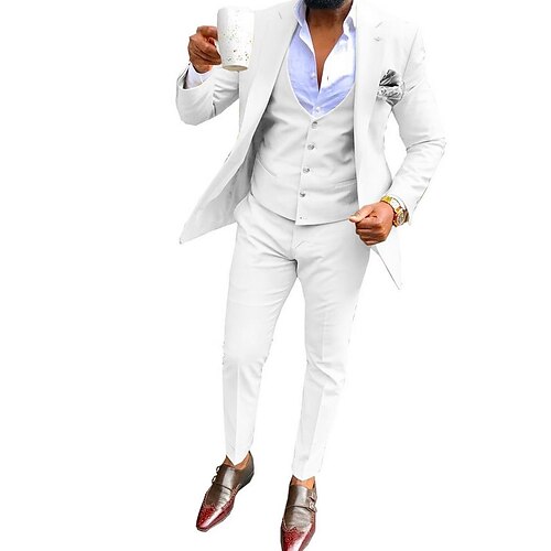 Silver Green Purple Men's Wedding Suits 3 Piece Solid Colored Standard Fit Single Breasted One-button 2022
Silver Green Purple Men's Wedding Suits 3 Piece Solid Colored Standard Fit Single Breasted One-button 2022