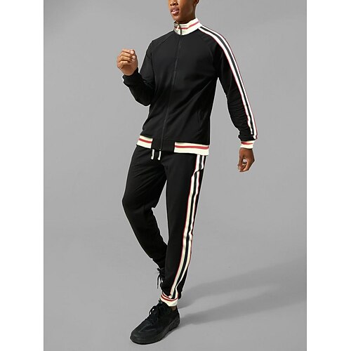 Men's Tracksuit Sweatsuit 2 Piece Full Zip Athletic Winter Long Sleeve Thermal Warm Breathable Moisture Wicking Fitness Running Jogging Sportswear Activewear Color Block Black Army Green Dark Navy
Men's Tracksuit Sweatsuit 2 Piece Full Zip Athletic Winter Long Sleeve Thermal Warm Breathable Moisture Wicking Fitness Running Jogging Sportswear Activewear Color Block Black Army Green Dark Navy