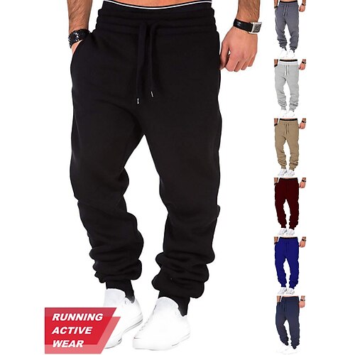 Men's Joggers Sweatpants Drawstring Bottoms Breathable Soft Sweat wicking Fitness Gym Workout Performance Sportswear Activewear Solid Colored Dark Grey Black Wine / Micro-elastic
Men's Joggers Sweatpants Drawstring Bottoms Breathable Soft Sweat wicking Fitness Gym Workout Performance Sportswear Activewear Solid Colored Dark Grey Black Wine / Micro-elastic