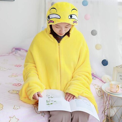 Kid's Adults' Oversized Hoodie Blanket Wearable Blanket With Pocket Frog Pika Pika Dinosaur Animal Onesie Pajamas Flannel Cosplay For Men's Women's Christmas Animal Sleepwear Cartoon Festival
Kid's Adults' Oversized Hoodie Blanket Wearable Blanket With Pocket Frog Pika Pika Dinosaur Animal Onesie Pajamas Flannel Cosplay For Men's Women's Christmas Animal Sleepwear Cartoon Festival