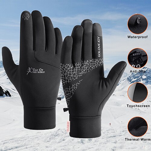 REXCHI Winter Gloves Bike Gloves Cycling Gloves Winter Full Finger Gloves Anti-Slip Thermal Warm Waterproof Windproof Sports Gloves Mountain Bike MTB Camping / Hiking Outdoor Exercise Black for
REXCHI Winter Gloves Bike Gloves Cycling Gloves Winter Full Finger Gloves Anti-Slip Thermal Warm Waterproof Windproof Sports Gloves Mountain Bike MTB Camping / Hiking Outdoor Exercise Black for