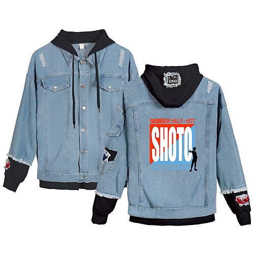 Inspired by My Hero Academia Deku Anime Cartoon Manga Anime Denim Jacket Harajuku Kawaii Coat For Men's Women's Unisex Adults' Hot Stamping Denim
Inspired by My Hero Academia Deku Anime Cartoon Manga Anime Denim Jacket Harajuku Kawaii Coat For Men's Women's Unisex Adults' Hot Stamping Denim