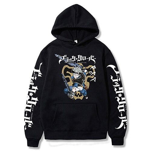 Inspired by Black Clover Asta Hoodie Cartoon Manga Anime Front Pocket Graphic Hoodie For Men's Women's Unisex Adults' Hot Stamping 100% Polyester
Inspired by Black Clover Asta Hoodie Cartoon Manga Anime Front Pocket Graphic Hoodie For Men's Women's Unisex Adults' Hot Stamping 100% Polyester