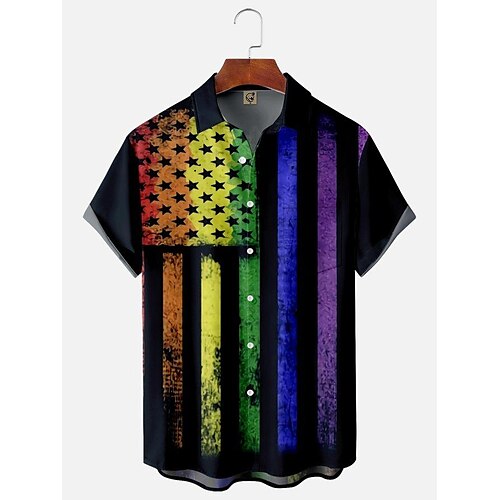 Men's Shirt Graphic Prints National Flag Turndown Black 3D Print Outdoor Street Short Sleeves Button-Down Print Clothing Apparel Fashion Designer Casual Soft
Men's Shirt Graphic Prints National Flag Turndown Black 3D Print Outdoor Street Short Sleeves Button-Down Print Clothing Apparel Fashion Designer Casual Soft