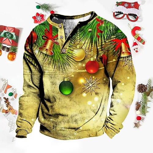 Men's Sweatshirt Pullover Green Yellow Brown Christmas Tree Graphic Prints Print Casual Daily Sports 3D Print Basic Streetwear Designer Spring & Fall Clothing Apparel Hoodies Sweatshirts
Men's Sweatshirt Pullover Green Yellow Brown Christmas Tree Graphic Prints Print Casual Daily Sports 3D Print Basic Streetwear Designer Spring & Fall Clothing Apparel Hoodies Sweatshirts