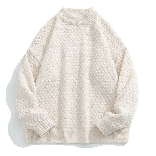 Men's Pullover Sweater Cable Knit Knitted Pure Color Standing Collar Stylish Keep Warm Daily Wear Vacation Clothing Apparel Winter Fall Black Khaki M L XL
Men's Pullover Sweater Cable Knit Knitted Pure Color Standing Collar Stylish Keep Warm Daily Wear Vacation Clothing Apparel Winter Fall Black Khaki M L XL