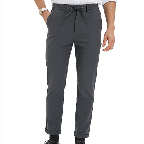 Per uomo Pantaloni Chino Pantaloni da lavoro Tasche Gamba dritta Liscio Traspirante Asciugatura rapida Informale Giornaliero Streetwear Moda Grigio Media elasticità
Per uomo Pantaloni Chino Pantaloni da lavoro Tasche Gamba dritta Liscio Traspirante Asciugatura rapida Informale Giornaliero Streetwear Moda Grigio Media elasticità